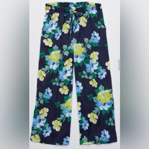 Aerie Satin Cropped Pant